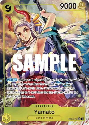 Yamato (Alternate Art) - OP04-112 - Super Rare available at 401 Games Canada