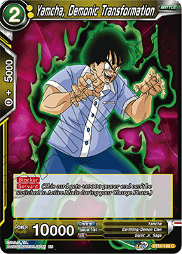 Yamcha, Demonic Transformation - BT11-100 - Common available at 401 Games Canada