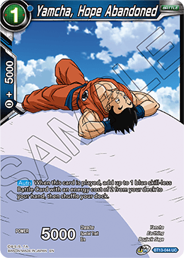 Yamcha, Hope Abandoned - BT13-044 - Uncommon (FOIL) available at 401 Games Canada