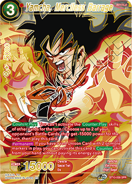 Yamcha, Merciless Barrage - BT10-008 - Special Rare (SPR) (Reprint) available at 401 Games Canada