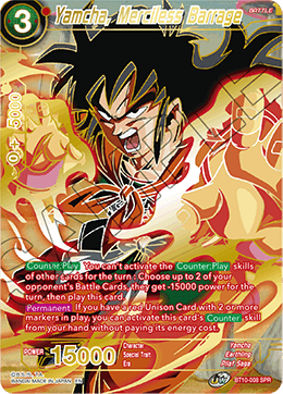 Yamcha, Merciless Barrage - BT10-008 - Special Rare (SPR) available at 401 Games Canada