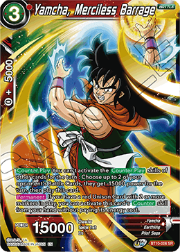 Yamcha, Merciless Barrage - BT10-008 - Super Rare (Non-Foil) available at 401 Games Canada