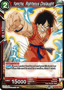 Yamcha, Righteous Onslaught - BT12-008 - Common available at 401 Games Canada