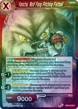 Yamcha, Wolf Fang Pitching Fistball - EB1-02 - Uncommon (FOIL) available at 401 Games Canada