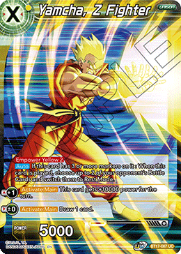 Yamcha, Z Fighter - BT17-087 - Uncommon available at 401 Games Canada