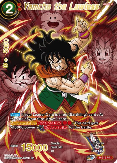 Yamcha the Lawless - P-215 - Promo (Alternate Art) (Foil) available at 401 Games Canada