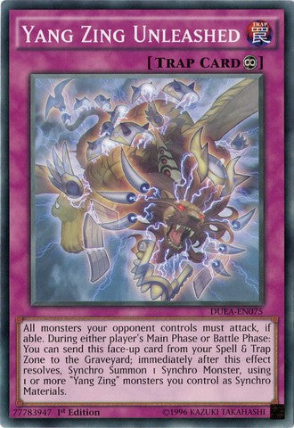 Yang Zing Unleashed - DUEA-EN075 - Common - 1st Edition available at 401 Games Canada