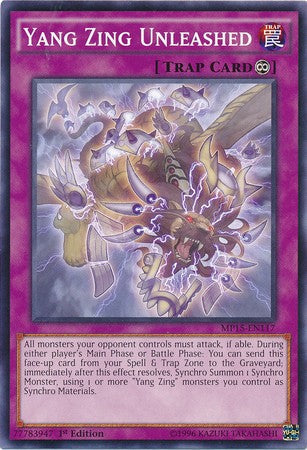 Yang Zing Unleashed - MP15-EN117 - Common - 1st Edition available at 401 Games Canada