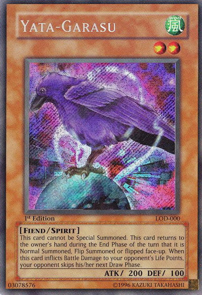 Yata-Garasu - LOD-000 - Secret Rare - 1st Edition available at 401 Games Canada