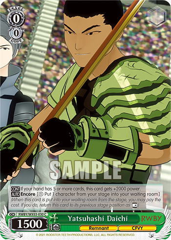 Yatsuhashi Daichi - RWBY/WX03-E030 - Common available at 401 Games Canada