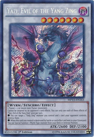 Yazi, Evil of the Yang Zing - MP15-EN163 - Secret Rare - 1st Edition available at 401 Games Canada