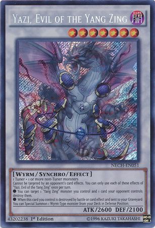 Yazi, Evil of the Yang Zing - NECH-EN051 - Secret Rare - 1st Edition available at 401 Games Canada