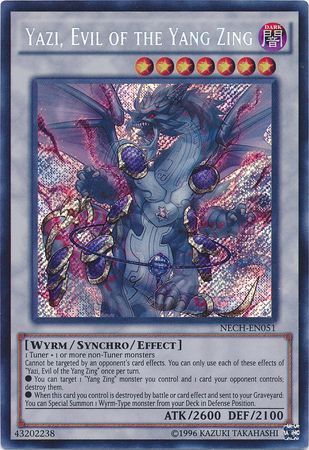 Yazi, Evil of the Yang Zing - NECH-EN051 - Secret Rare - Unlimited available at 401 Games Canada