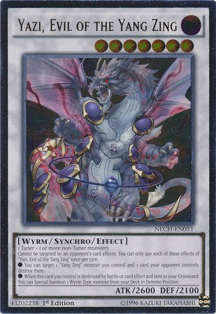 Yazi, Evil of the Yang Zing - NECH-EN051 - Ultimate Rare - 1st Edition available at 401 Games Canada