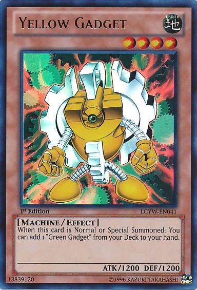 Yellow Gadget - LCYW-EN041 - Ultra Rare - 1st Edition available at 401 Games Canada