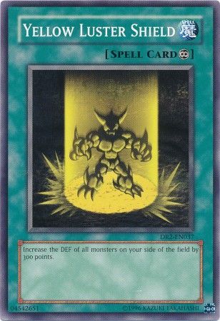 Yellow Luster Shield - DR2-EN037 - Common available at 401 Games Canada