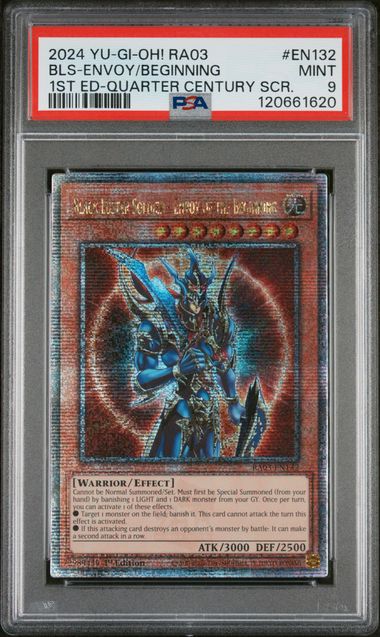 Black Luster Soldier - Envoy of the Beginning (132) - RA03 1st Edition - Quarter Century Secret- MINT 9