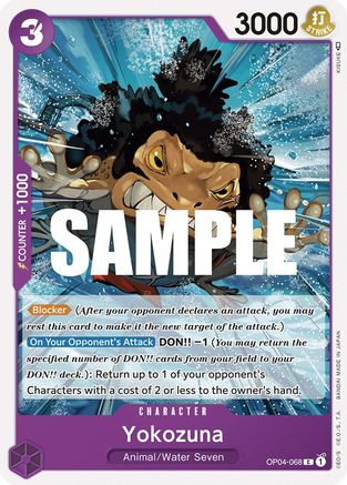 Yokozuna - OP04-068 - Common available at 401 Games Canada