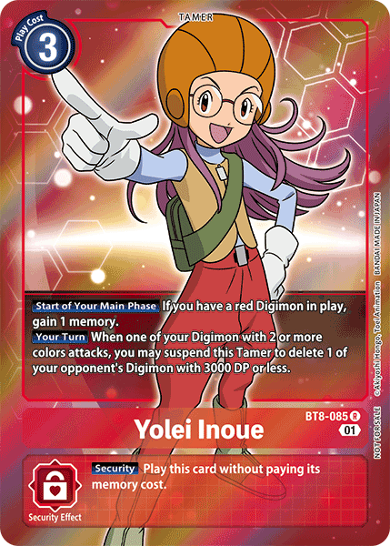 Yolei Inoue (Box Topper) - BT8-085 - Rare available at 401 Games Canada