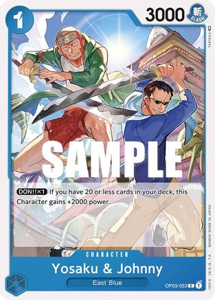 Yosaku & Johnny - OP03-053 - Common available at 401 Games Canada