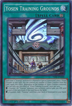 Yosen Training Grounds - THSF-EN008 - Super Rare - 1st Edition available at 401 Games Canada