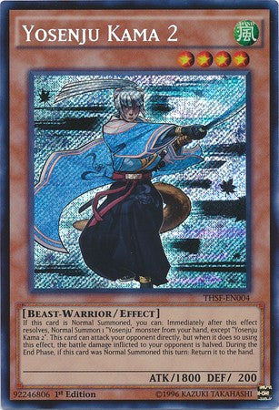 Yosenju Kama 2 - THSF-EN004 - Secret Rare - 1st Edition available at 401 Games Canada