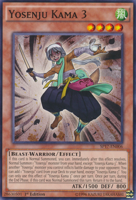 Yosenju Kama 3 - SP17-EN006 - Common - 1st Edition available at 401 Games Canada
