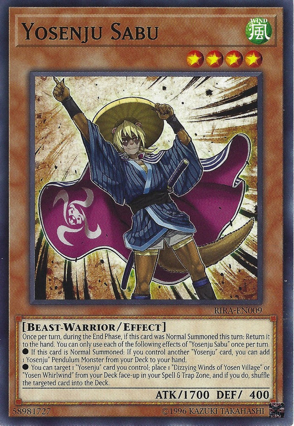 Yosenju Sabu - RIRA-EN009 - Common - Unlimited available at 401 Games Canada