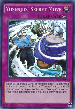 Yosenjus' Secret Move - THSF-EN009 - Super Rare - Unlimited available at 401 Games Canada