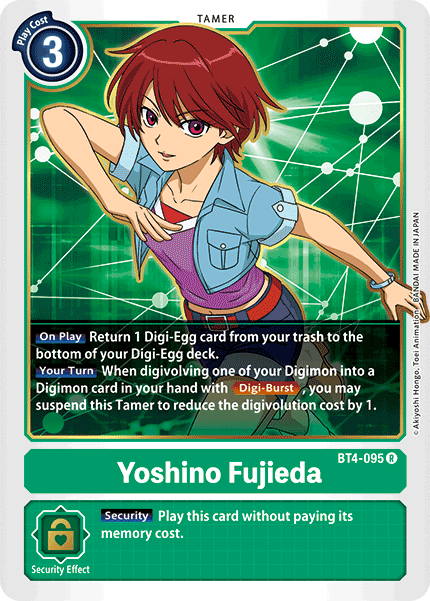 Yoshino Fujieda - BT4-095 - Rare available at 401 Games Canada