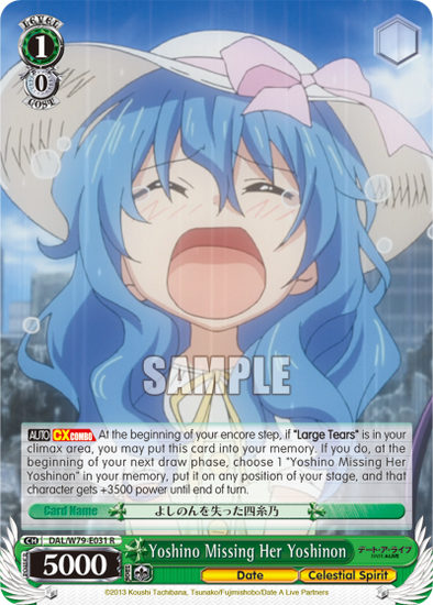 Yoshino Missing Her Yoshinon - DAL/W79-E031 - Rare available at 401 Games Canada