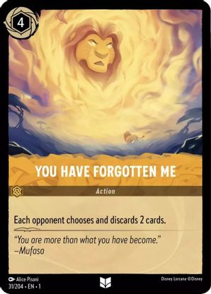 You Have Forgotten Me - 31/204 - Uncommon available at 401 Games Canada