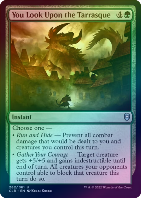 401 Games Canada - You Look Upon the Tarrasque (Foil) (CLB) 401 Games Canada - You Look Upon the Tarrasque (Foil) (CLB)