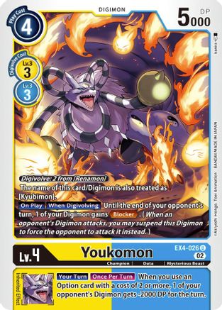 Youkomon - EX4-026 - Uncommon available at 401 Games Canada