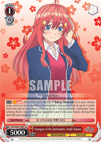 Youngest of the Quintuplets, Itsuki Nakano - 5HY/W83-TE85 - Trial Deck available at 401 Games Canada