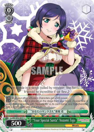 "Your Special Santa" Nozomi Tojo - LL/EN-W02-E031 - Common available at 401 Games Canada