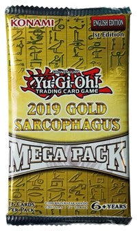 Yugioh - 2019 Gold Sarcophagus Tin Mega Pack available at 401 Games Canada