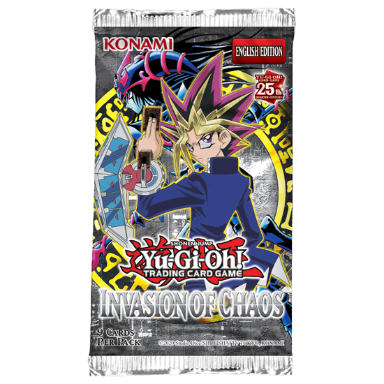 Yugioh - 25th Anniversary - Invasion of Chaos Booster Pack available at 401 Games Canada