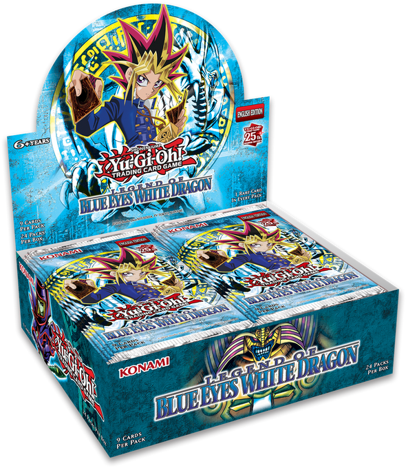 Yugioh - 25th Anniversary - Legend of Blue-Eyes White Dragon Booster Box available at 401 Games Canada