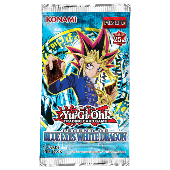 Yugioh - 25th Anniversary - Legend of Blue-Eyes White Dragon Booster Pack available at 401 Games Canada