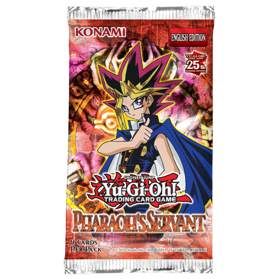 Yugioh - 25th Anniversary - Pharaoh's Servant Booster Pack available at 401 Games Canada