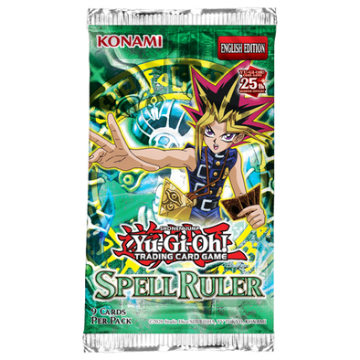 Yugioh - 25th Anniversary - Spell Ruler Booster Pack available at 401 Games Canada