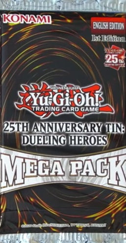 Yugioh - 25th Anniversary Tin: Dueling Heroes Booster Pack - 24 Pack Bundle available at 401 Games Canada