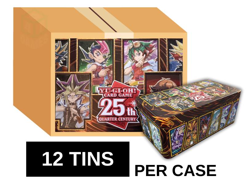 401 Games Canada - Yugioh - 2023 Tin - 25th Anniversary: Dueling Heroes - 1st Edition - Case of 12 401 Games Canada - Yugioh - 2023 Tin - 25th Anniversary: Dueling Heroes - 1st Edition - Case of 12