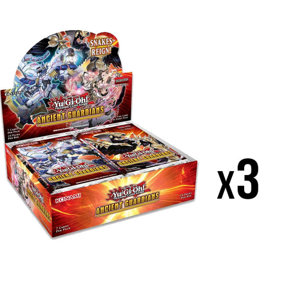 Yugioh - Ancient Guardians 3 Booster Box Bundle- 1st Edition available at 401 Games Canada