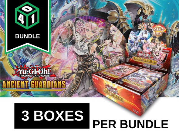 Yugioh - Ancient Guardians 3 Booster Box Bundle- 1st Edition