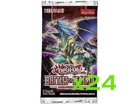 Yugioh - Battles of Legend: Armageddon - 1st Edition Booster Pack (Bundle of 24) available at 401 Games Canada