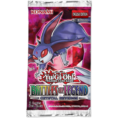 Yugioh - Battles of Legend: Crystal Revenge Booster Pack - 1st Edition available at 401 Games Canada