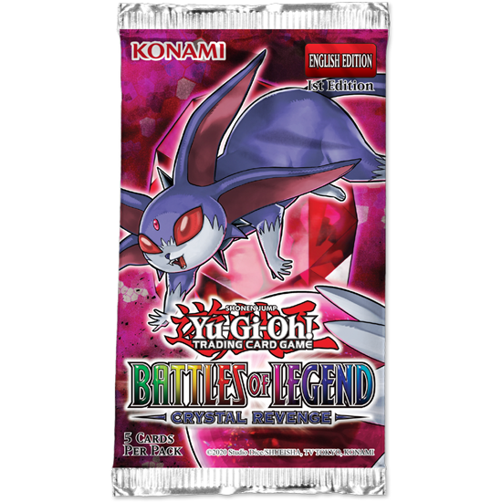 Yugioh - Battles of Legend: Crystal Revenge Booster Pack - 1st Edition available at 401 Games Canada