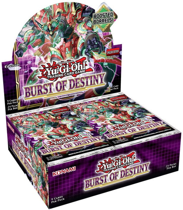 Yugioh - Burst of Destiny Booster Box - 1st Edition available at 401 Games Canada
